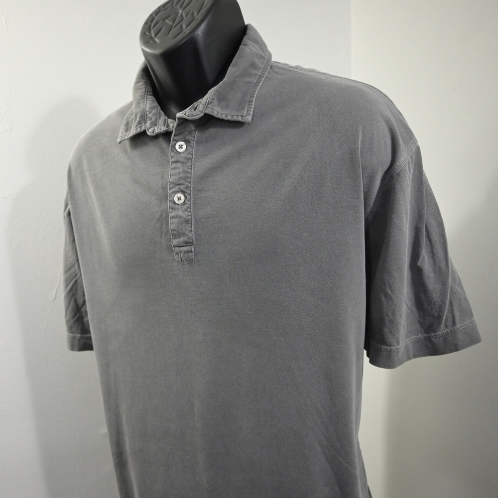 Onward Reserve Polo Men XXL‎ Gray Short Sleeve Cotton Casual